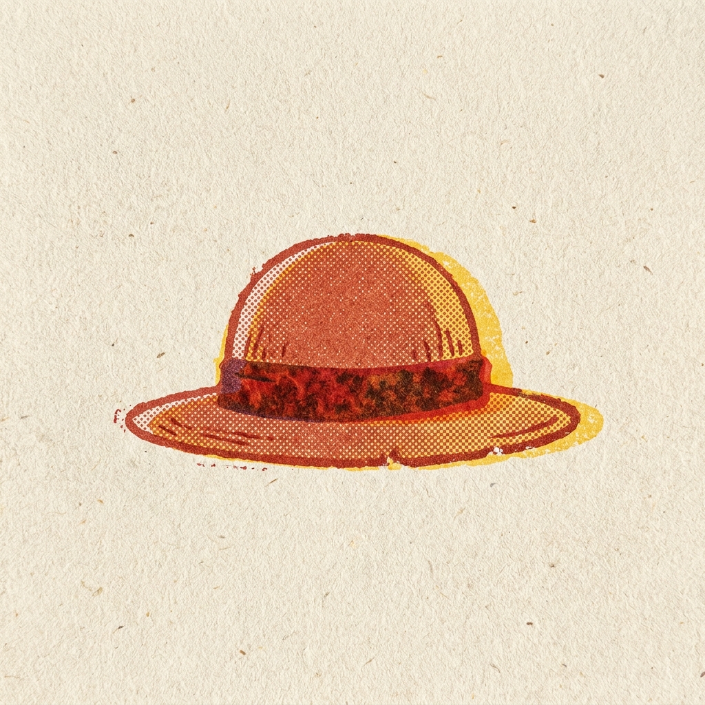 Straw Hat Risograph
