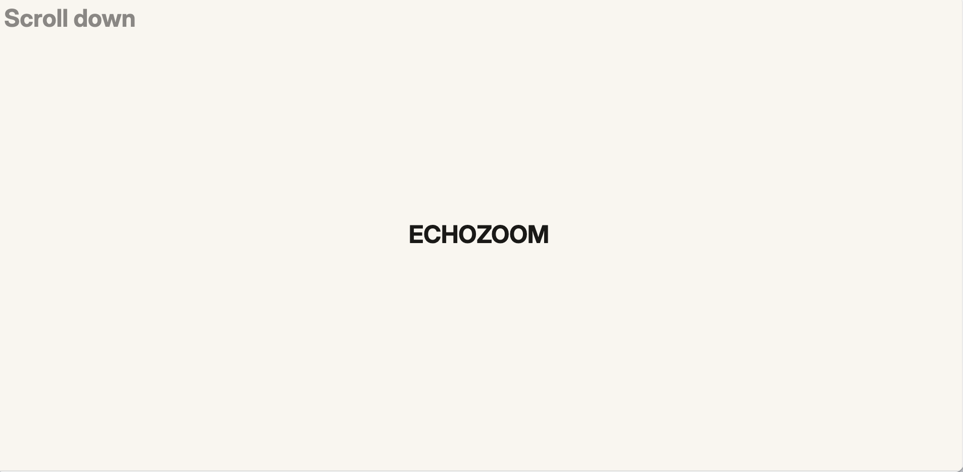 EchoZoom
