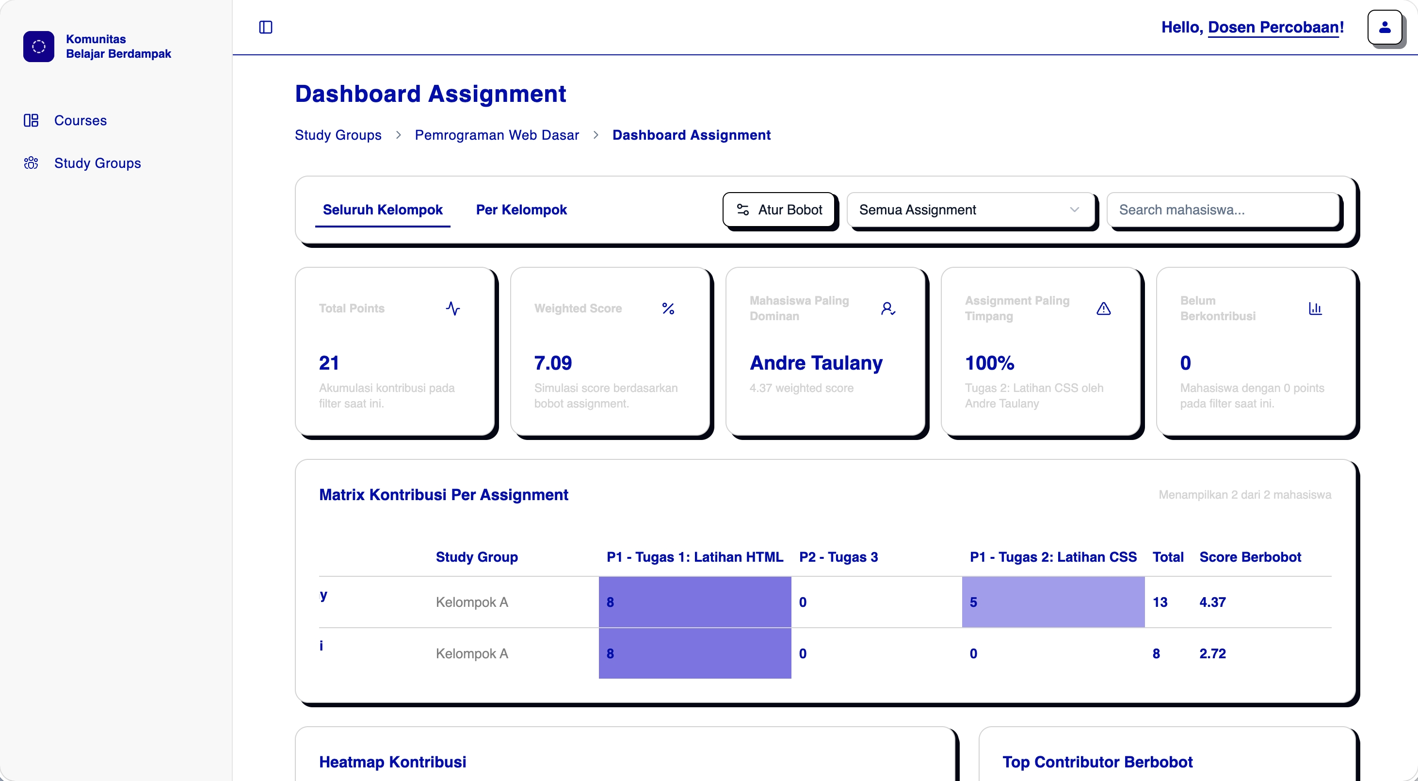 Komunitas Belajar Berdampak LMS screenshot 2